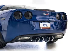 Touring Edition Axleback Exhaust for C6 Chevrolet Corvette Z06/ZR1 - 4.5” Chrome Silver Tips image 10
