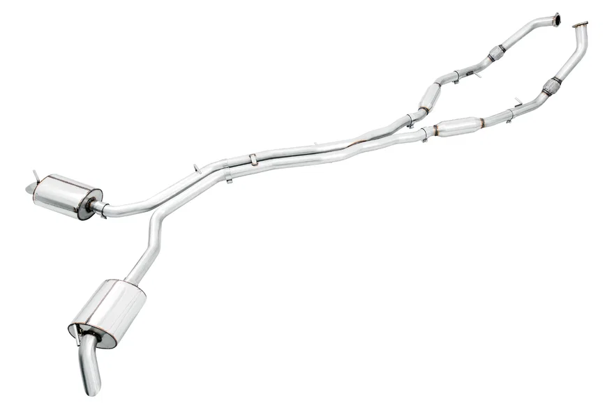 Touring Edition Exhaust for Audi B9 SQ5 - Non-Resonated - Uses OE Tips