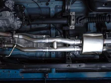 0FG Exhaust with BashGuard for 3rd Gen Tacoma - Dual Chrome Silver Tips image 14