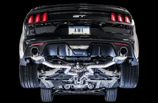 Touring Edition Cat-back Exhaust for S550 Mustang GT - Dual Tip - Chrome Silver Tips image 3
