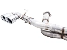 Track Edition Exhaust for C8 Corvette - 4.5" Chrome Silver Tips image 2