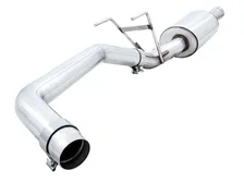 0FG Single Side Exit Catback Exhaust for 4th Gen RAM 1500 5.7L (without bumper cutouts) - Dual Chrome Tips image 3