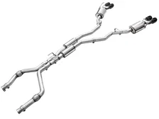 Touring Edition Exhaust for Ford Explorer ST - Diamond Black Tips image 2