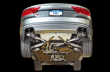 Touring Edition Exhaust for Audi C7 S7 4.0T - 4" Diamond Black Tips image 3