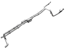 0FG Catback Exhaust for 4th Gen Silverado/Sierra 1500 6.2L (with bumper cutouts) - OE Tips image 2