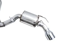 Touring Edition Exhaust for FE1 Civic Si/DE4 Acura Integra - 5" Chrome Silver Tips image 6