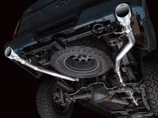 0FG Resonated Catback for '21+ Ford F-150 (With Bumper Cutouts) - 5" Chrome Silver Tips image 9