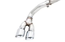0FG Exhaust with BashGuard for Ford Ranger - Dual Chrome Silver Tips image 3