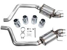 Touring Edition Axleback Exhaust for C6 Chevrolet Corvette Z06/ZR1 - 4.5” Chrome Silver Tips image 5