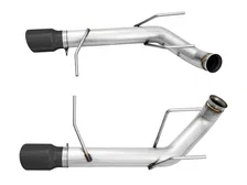 Track Edition Axleback Exhaust for the S197 Ford Mustang GT - Diamond Black Tips image 3