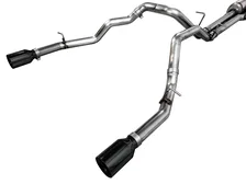 0FG Catback Exhaust for 2025+ RAM 1500 3.0TT Standard and High Output - 5” Diamond Black Tips image 6
