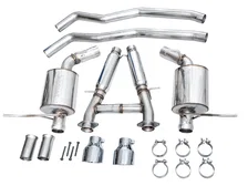 Touring Edition Exhaust for Dodge Durango 6.4 / 6.2 SC - Chrome Silver Tips image 5
