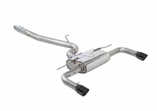 Touring Edition Exhaust for Audi 8V A3 2.0T - 3.5" Diamond Black Tips image 1