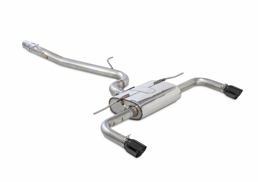 Touring Edition Exhaust for Audi 8V A3 2.0T - 3.5" Diamond Black Tips
