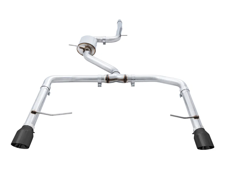 Track Edition Exhaust - Resonated - for MK7 Jetta GLI w/ High Flow Downpipe (not included) - Diamond Black Tips