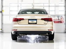 Touring Edition Exhaust for B9 A4 - 4" Chrome Silver Tips for Audi A4 Quattro image 8