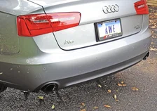 Touring Edition Exhaust for Audi C7 A6 3.0T - Dual Outlet, Diamond Black Tips image 2