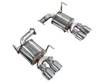 Touring Edition Axleback Exhaust for VB Subaru WRX - 4" Chrome Silver Tips image 2