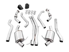 Touring Edition Exhaust for Audi B9 RS 5 Coupe - Diamond Black RS-style Tips image 6