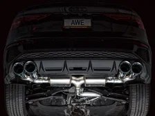 Touring Edition Exhaust for Audi 8Y S3 - 4.5" Chrome Silver Tips image 8