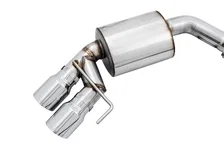 Touring Edition Cat-back Exhaust for the '18-'23 S550 Mustang GT - Quad Chrome Silver Tips image 3