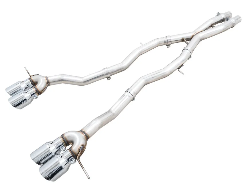 Track Edition Catback Exhaust for BMW G8X M3/M4 - 4.5" Chrome Silver Tips