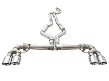 Track Edition Exhaust for G2X M340i / M440i - 4" Chrome Silver Tips for BMW image 4