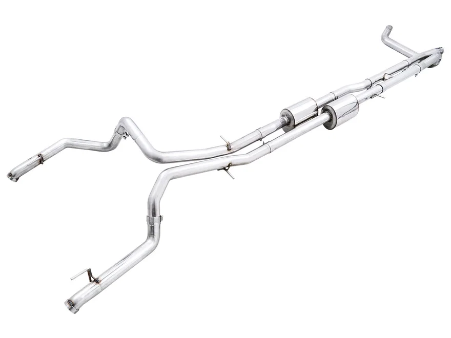 0FG Catback Exhaust for Silverado ZR2/Sierra AT4X - Dual Bashguard