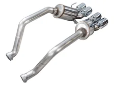 Touring Edition Axleback Exhaust for C6 Chevrolet Corvette Z06/ZR1 - 4.5” Chrome Silver Tips image 2