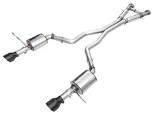 Touring Edition Exhaust for Dodge Durango 6.4 / 6.2 SC - Diamond Black Tips image 1