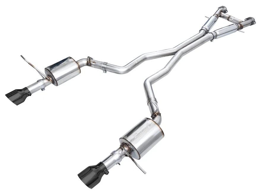 Touring Edition Exhaust for Dodge Durango 6.4 / 6.2 SC - Diamond Black Tips