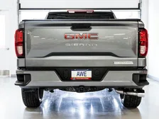 0FG Catback Dual Side Exit Exhaust for 4th Gen Silverado/Sierra 1500 5.3L (Flat Bumper) - Chrome Silver Tips image 10