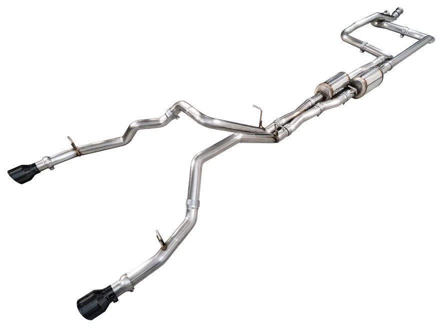 0FG Catback Exhaust for RAM RHO - Diamond Black Tips