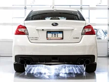 Touring Edition Exhaust for 2015+ VA WRX Sedan - 4" Diamond Black Quad Tips image 6