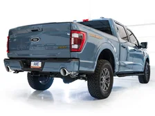 0FG Non-Resonated Catback for '21+ Ford F-150 (With Bumper Cutouts) - 5" Chrome Silver Tips image 11