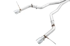 Track Edition Exhaust for Jeep Grand Cherokee SRT - Chrome Silver Tips image 2
