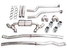 Touring Edition Catback Exhaust for BMW G90/G99 M5 - 4.5" Chrome Silver Tips image 6