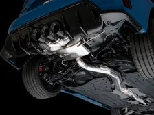 Touring Edition Exhaust for FL5 Civic Type R - Triple Diamond Black Tips image 13