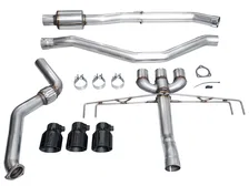 Track Edition Exhaust for DE5 Integra Type-S - Triple Diamond Black Tips image 4