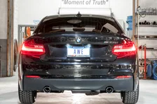 Touring Edition Axleback Exhaust for BMW F22 M235i / M240i - 3.5" Chrome Silver Tips image 3