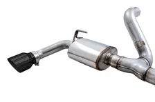 Tread Edition Axleback Dual Exhaust for Jeep JL/JLU 3.6L/2.0T - Diamond Black Tips image 5