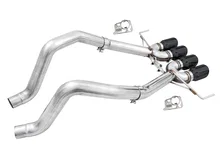 Track Edition Axleback Exhaust for C7 Corvette - 4.5" Diamond Black Tips image 1