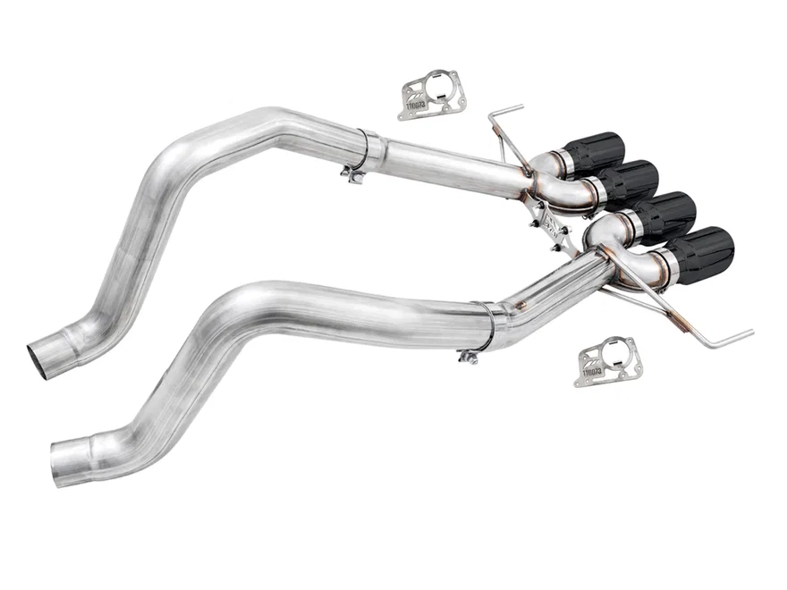 Track Edition Axleback Exhaust for C7 Corvette - 4.5" Diamond Black Tips