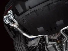 Track Edition Exhaust for S650 Ford Mustang Dark Horse - Quad Chrome Silver Tips image 6