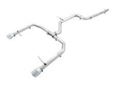 Track Edition Exhaust - Non-Resonated - for MK7 Jetta GLI w/ Stock Downpipe - Chrome Silver Tips image 1