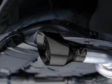 Touring Edition Exhaust for FE1 Civic Si/DE4 Acura Integra - 5" Diamond Black Tips image 15