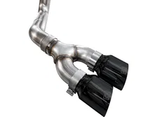 0FG Dual Side Exit Exhaust for Ford F-150 Regular Cab - 4.5" Diamond Black Tips image 4