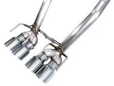 Track Edition Axleback Exhaust for '09-'13 C6 Chevrolet Corvette 6.2L - 4.5" Chrome Silver Tips image 4