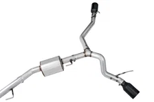 Tread Edition Catback Dual Exhaust for Jeep JT 3.6L - Diamond Black Tips image 7