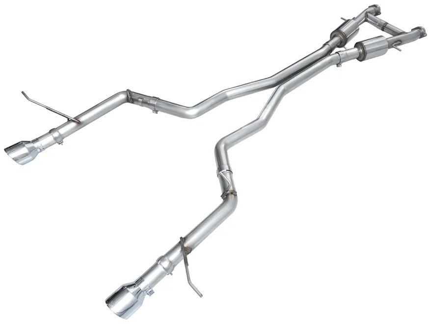Track Edition Exhaust for Dodge Durango 3.6 / 5.7 - Chrome Silver Tips